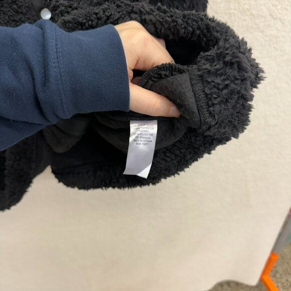 907. 4X - EVRI - Sherpa Snap Button Fuzzy Cozy Jacket with pockets NWOT - Picture 6 of 7